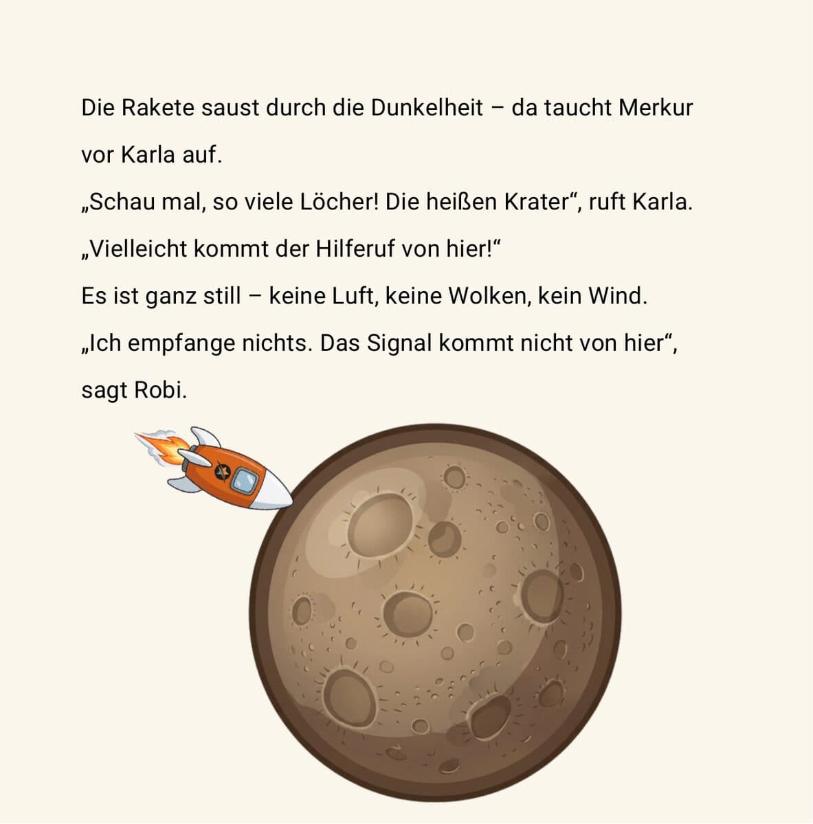 Karla und das Sonnensystem – Buchseite 5 der Leseprobe