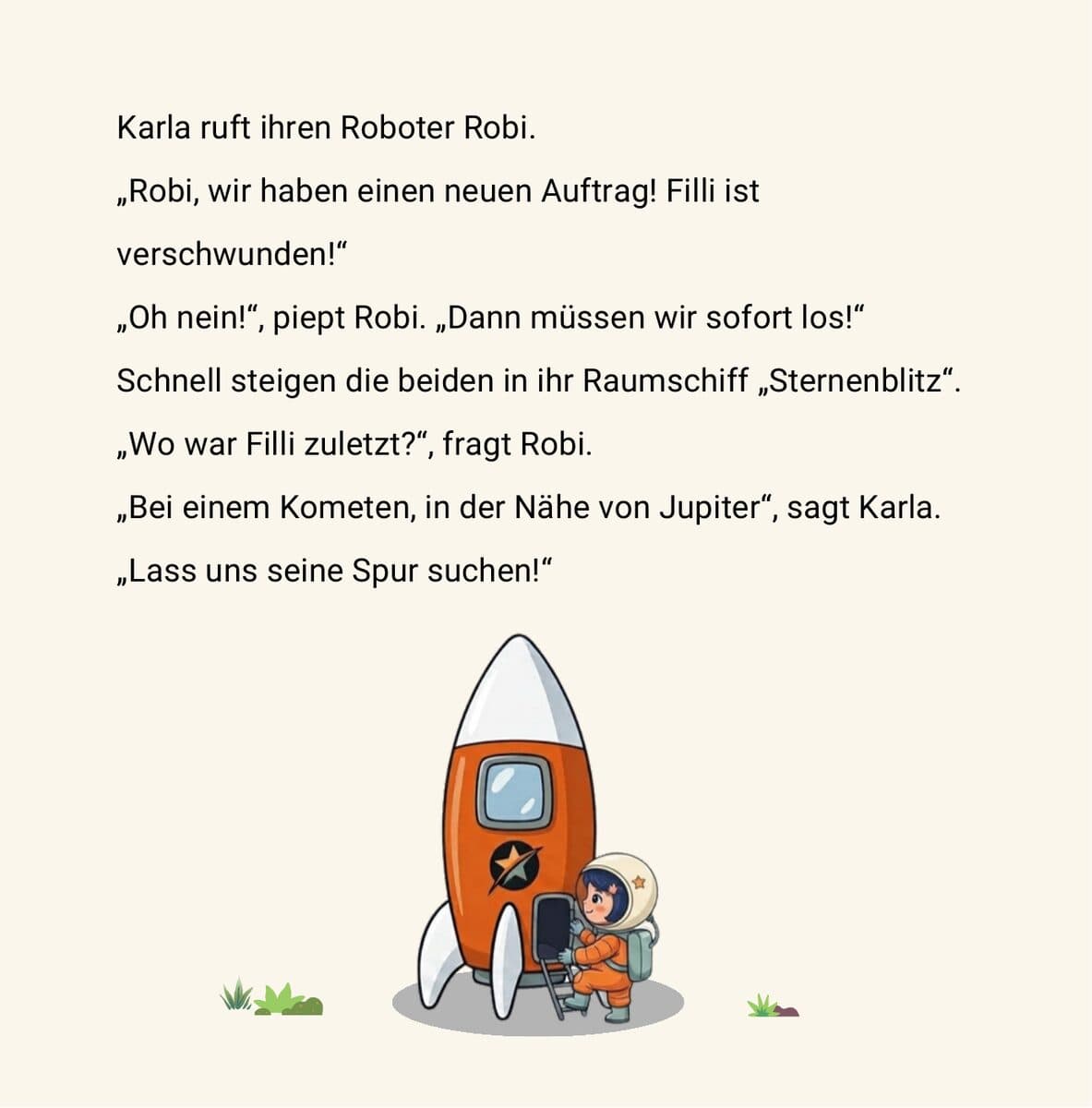 Karla und das Universum – Buchseite 3 der Leseprobe