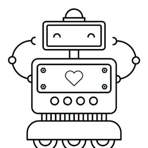 Malvorlage Roboter
