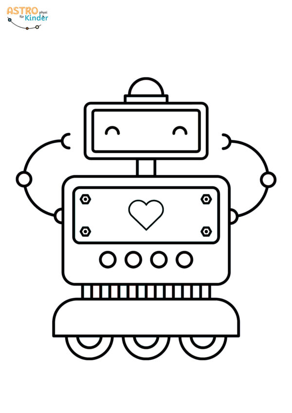 Malvorlage Roboter
